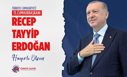 CUMHURBAŞKANIMIZ RECEP TAYYİP ERDOĞAN’IN SEÇİM ZAFERİNİ KUTLUYORUZ